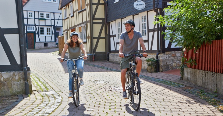 Radfahrer Urlaub in Korbach