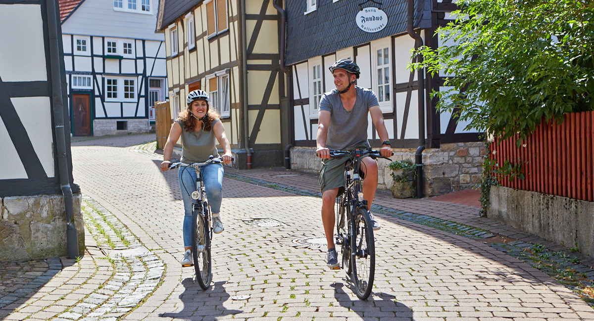 Radfahrer Urlaub in Korbach